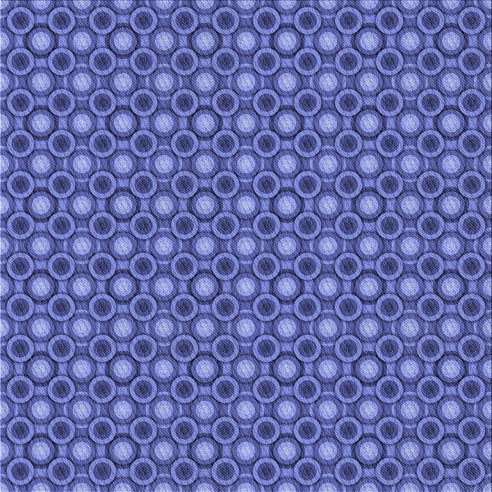 Round Patterned Sky Blue Rug, pat765blu