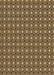 Patterned Caramel Brown Rug, pat765brn