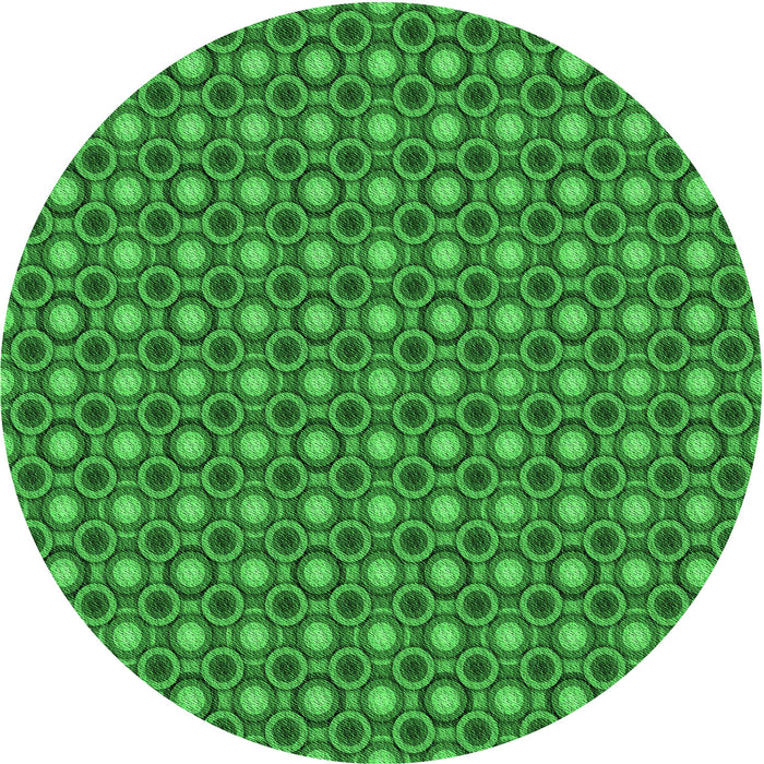 Square Patterned Green Rug, pat765grn