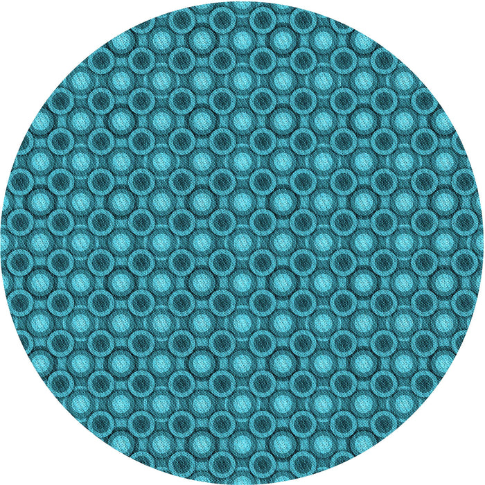 Square Machine Washable Transitional Teal Green Rug in a Living Room, wshpat765lblu