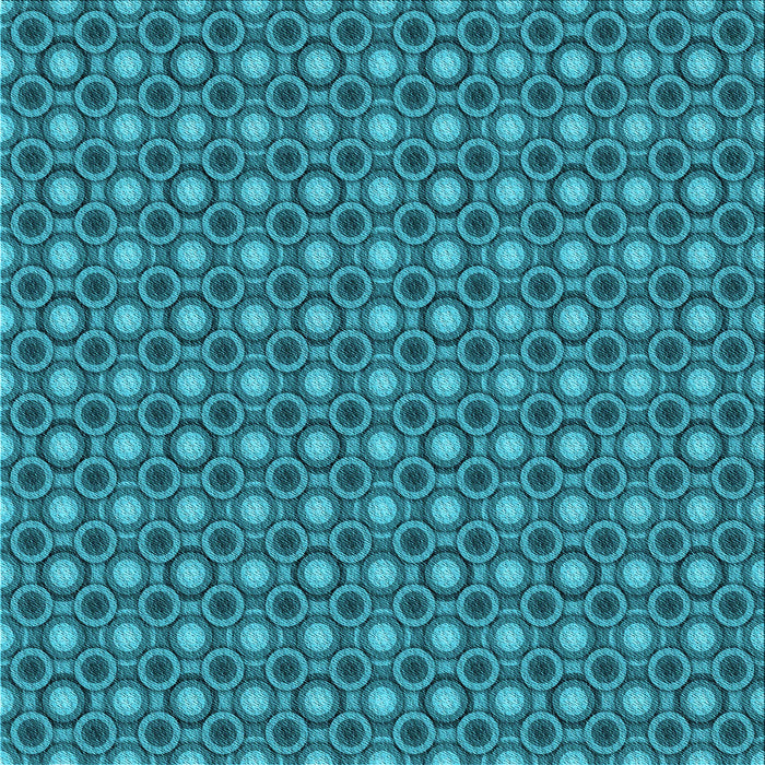 Round Machine Washable Transitional Teal Green Rug, wshpat765lblu