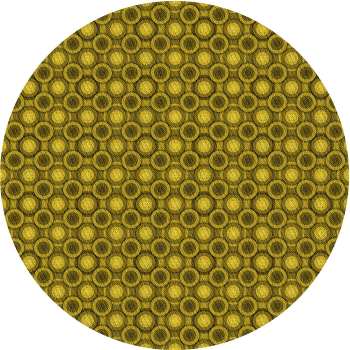 Square Patterned Dark Bronze Brown Rug, pat765yw