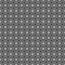Square Patterned Dark Gray Novelty Rug, pat765