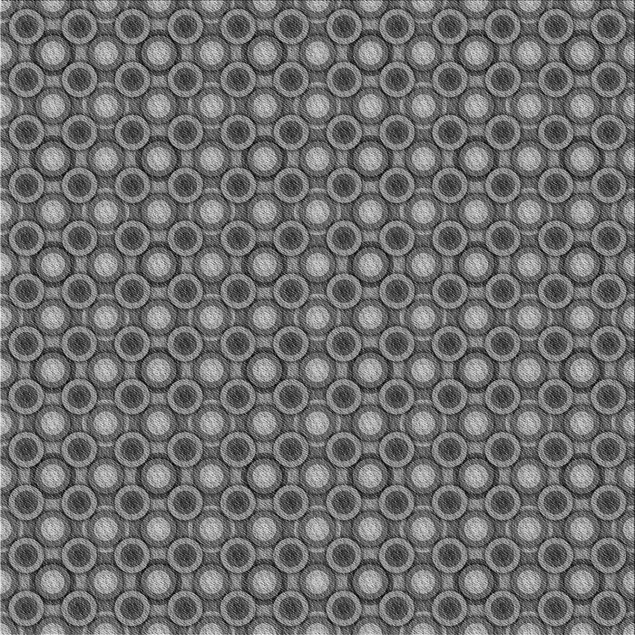 Square Patterned Dark Gray Novelty Rug, pat765