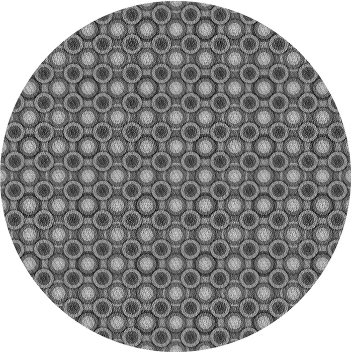 Square Machine Washable Transitional Dark Gray Rug, wshpat765