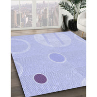 Patterned Blue Rug, pat766blu