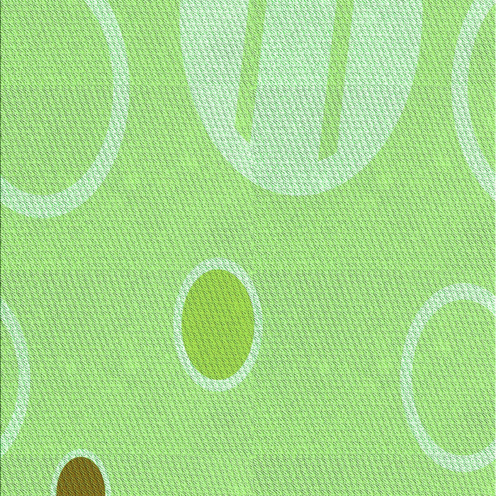 Patterned Green Rug, pat766grn
