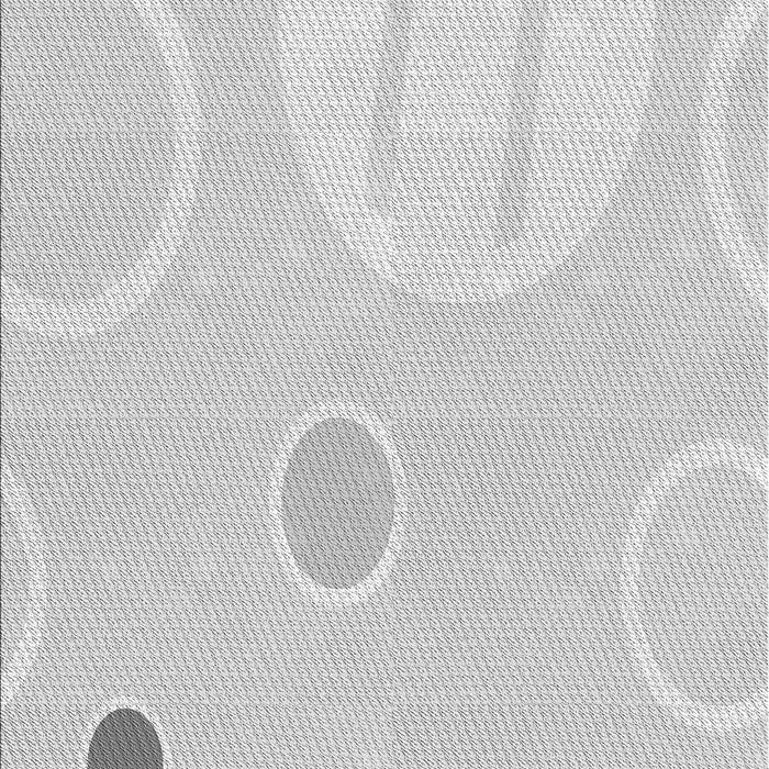 Patterned Platinum Gray Rug, pat766gry