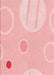 Patterned Pastel Red Pink Rug, pat766rd