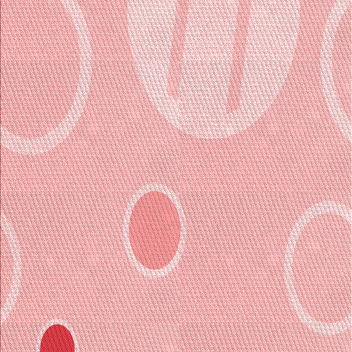 Patterned Pastel Red Pink Rug, pat766rd