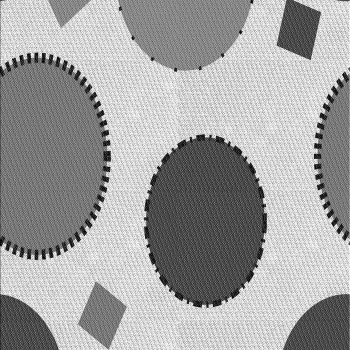 Patterned Ash Gray Rug, pat767gry