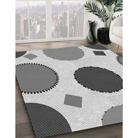 Patterned Ash Gray Rug, pat767gry