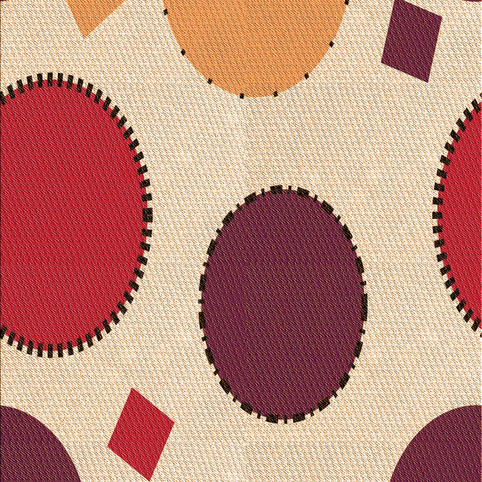 Patterned Red Rug, pat767org