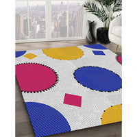 Patterned Purple Novelty Rug, pat767