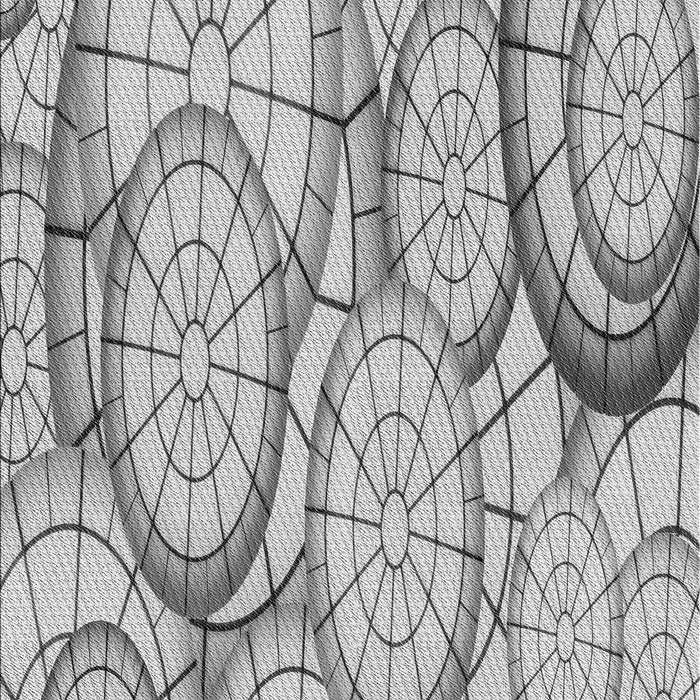 Patterned Platinum Gray Rug, pat768gry