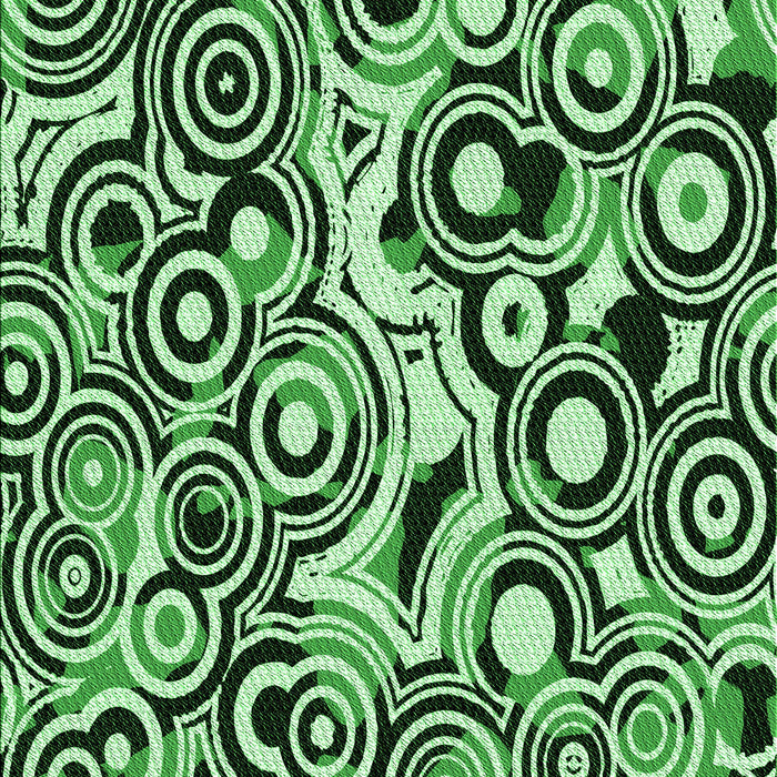 Patterned Deep Emerald Green Rug, pat769grn