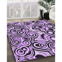 Patterned Purple Rug, pat769pur