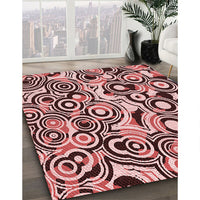 Patterned Pink Rug, pat769rd