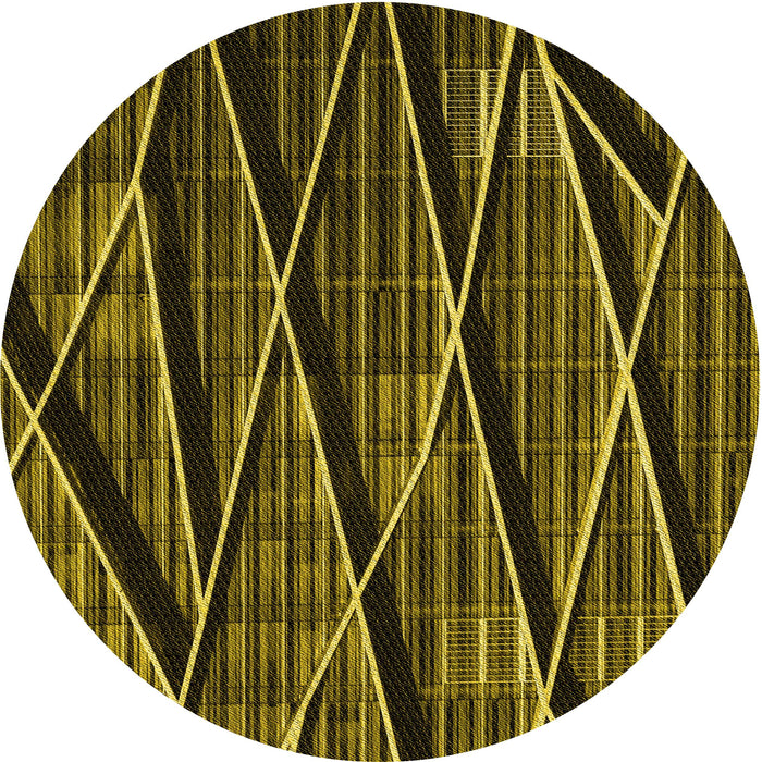 Square Machine Washable Transitional Black Brown Rug in a Living Room, wshpat77yw