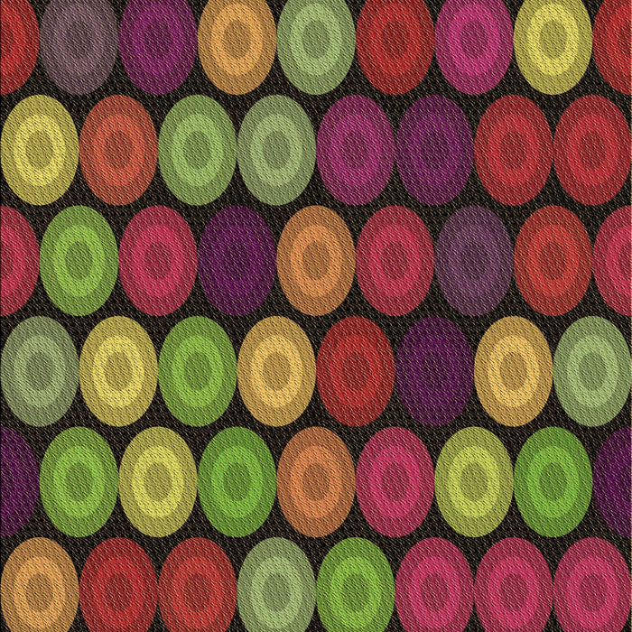 Patterned Carbon Red Rug, pat770brn