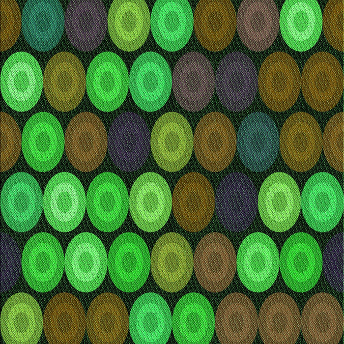 Patterned Milk Chocolate Brown Rug, pat770grn