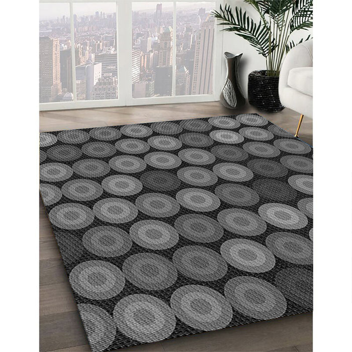 Machine Washable Transitional Gray Rug in a Family Room, wshpat770gry