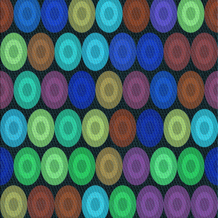 Patterned Mint Green Rug, pat770lblu