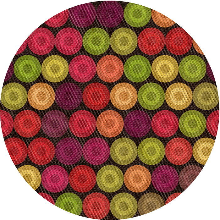 Square Machine Washable Transitional Red Rug in a Living Room, wshpat770org