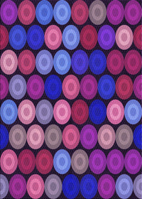 Machine Washable Transitional Dark Magenta Purple Rug, wshpat770pur