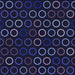 Round Patterned Deep Periwinkle Purple Rug, pat771blu