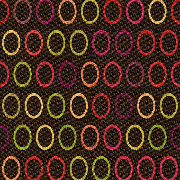 Patterned Chocolate Brown Rug, pat771org