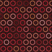 Round Patterned Saffron Red Rug, pat771rd