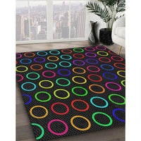 Patterned Gray Novelty Rug, pat771