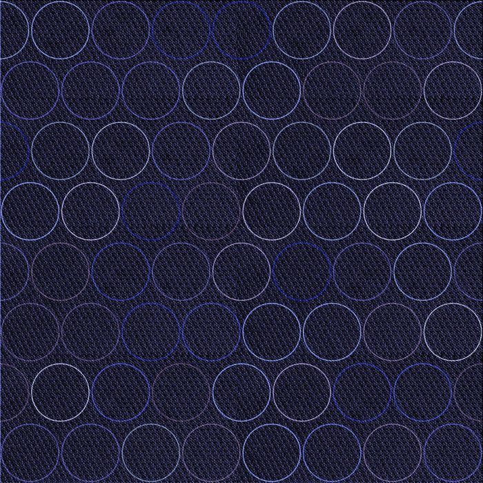 Round Machine Washable Transitional Black Rug, wshpat772blu