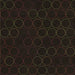 Round Patterned Milk Chocolate Brown Rug, pat772brn