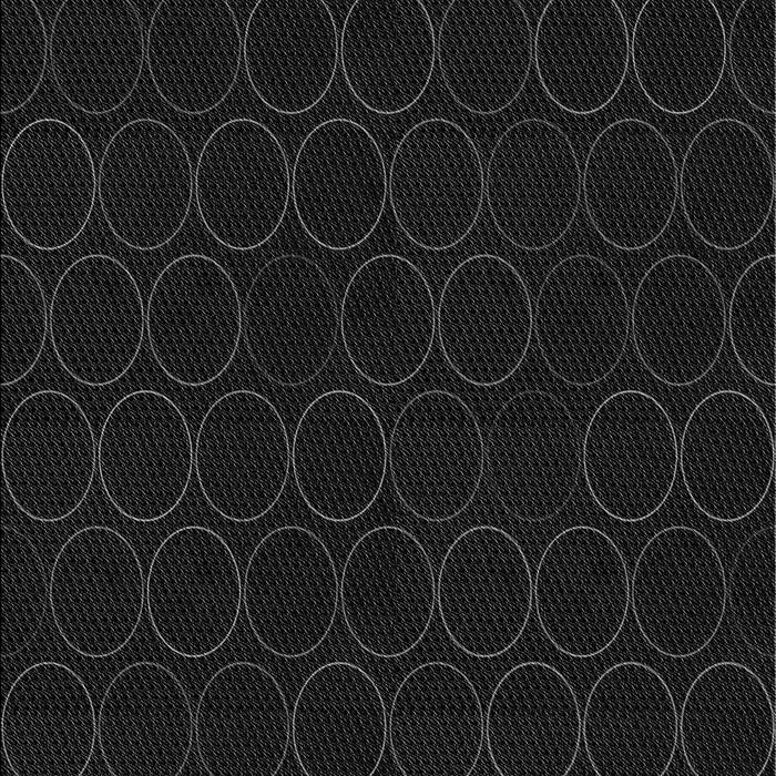 Patterned Black Rug, pat772gry