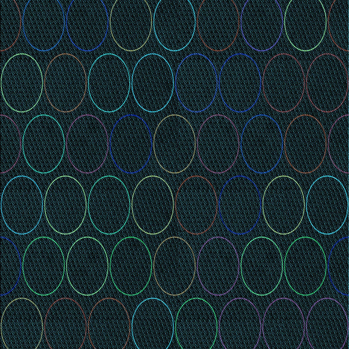 Patterned Black Rug, pat772lblu