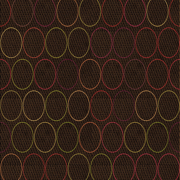 Patterned Black Brown Rug, pat772org