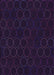 Machine Washable Transitional Purple Rug, wshpat772pur