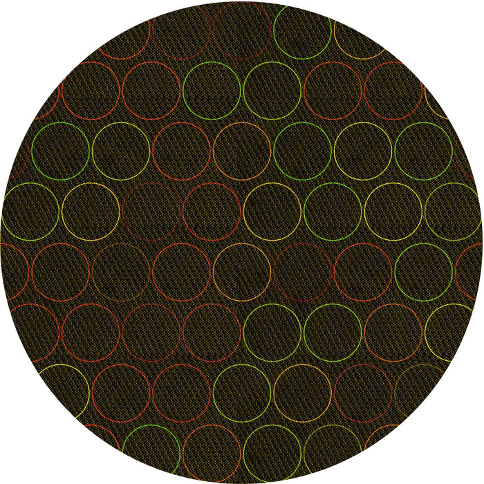 Square Machine Washable Transitional Black Rug in a Living Room, wshpat772yw