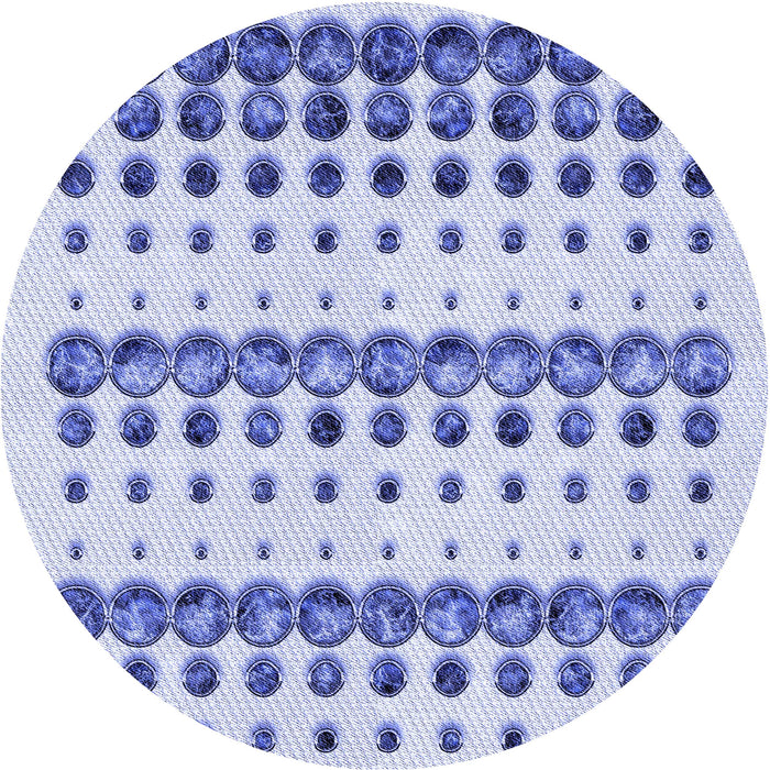 Square Patterned Blue Rug, pat773blu