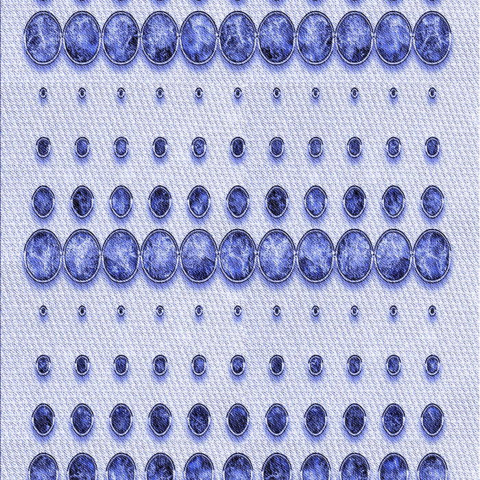 Machine Washable Transitional Blue Rug, wshpat773blu