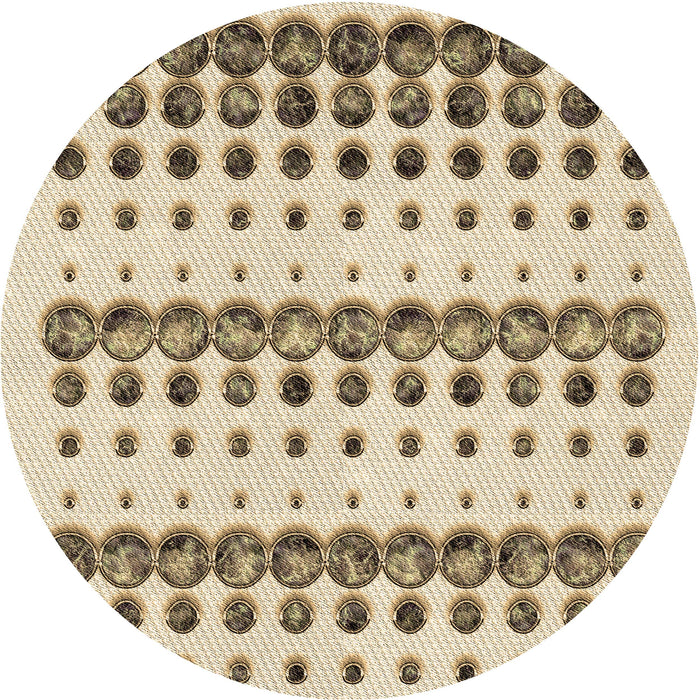 Square Machine Washable Transitional Golden Blonde Gold Rug in a Living Room, wshpat773brn