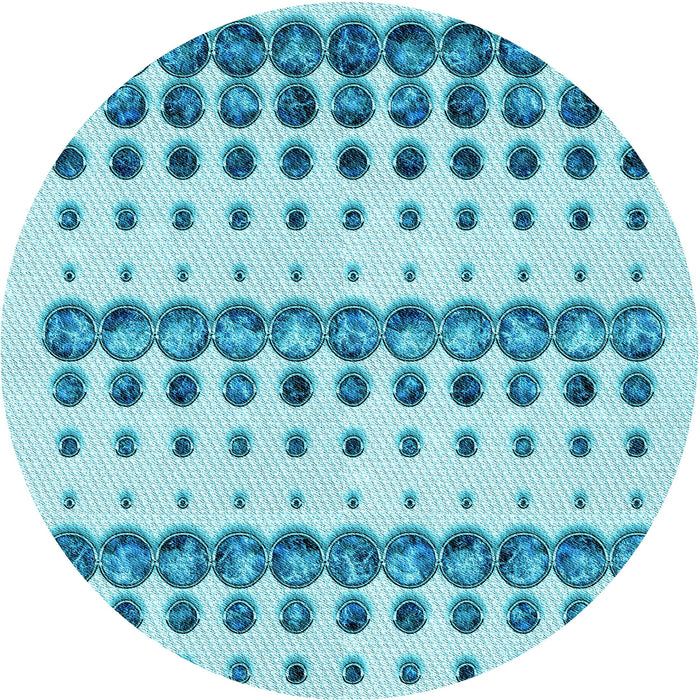 Square Machine Washable Transitional Blue Ivy Blue Rug in a Living Room, wshpat773lblu