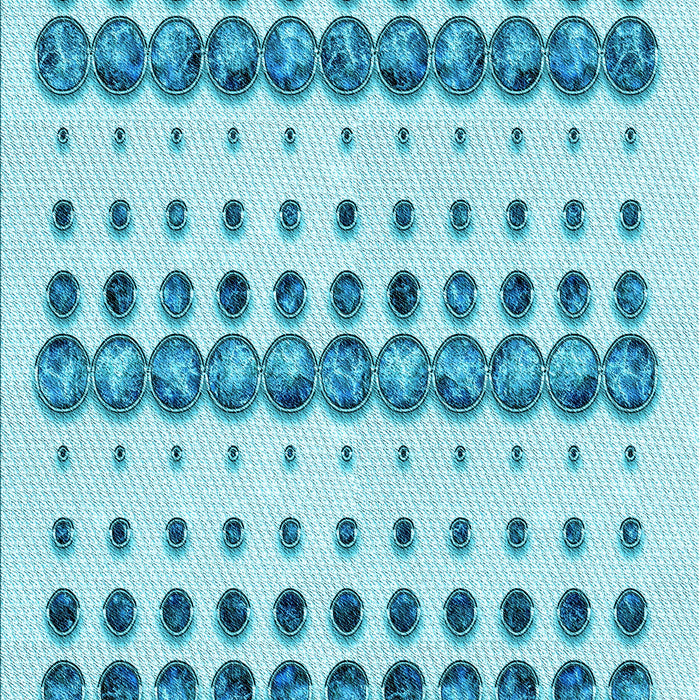 Patterned Blue Ivy Blue Rug, pat773lblu