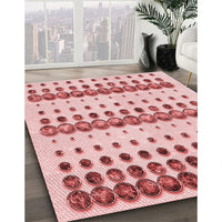 Patterned Pink Rug, pat773rd