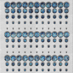 Square Patterned Platinum Gray Novelty Rug, pat773