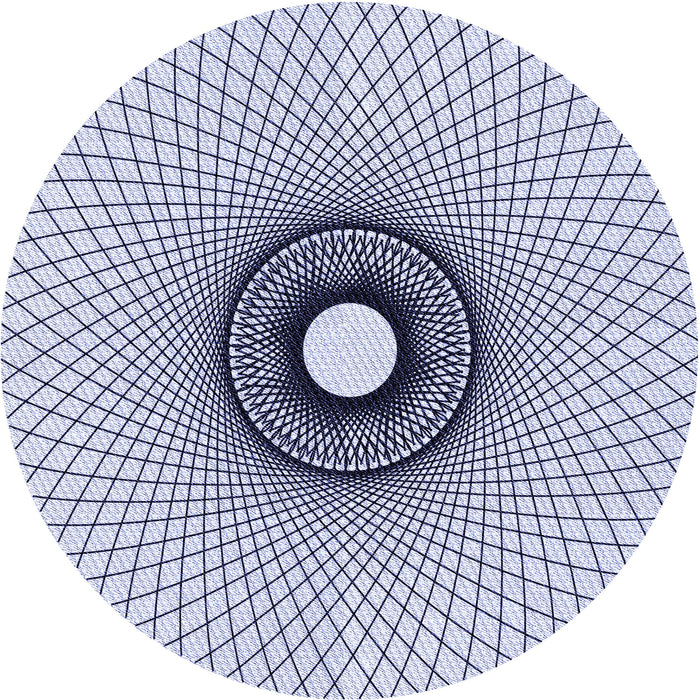 Square Patterned Lavender Blue Rug, pat774blu