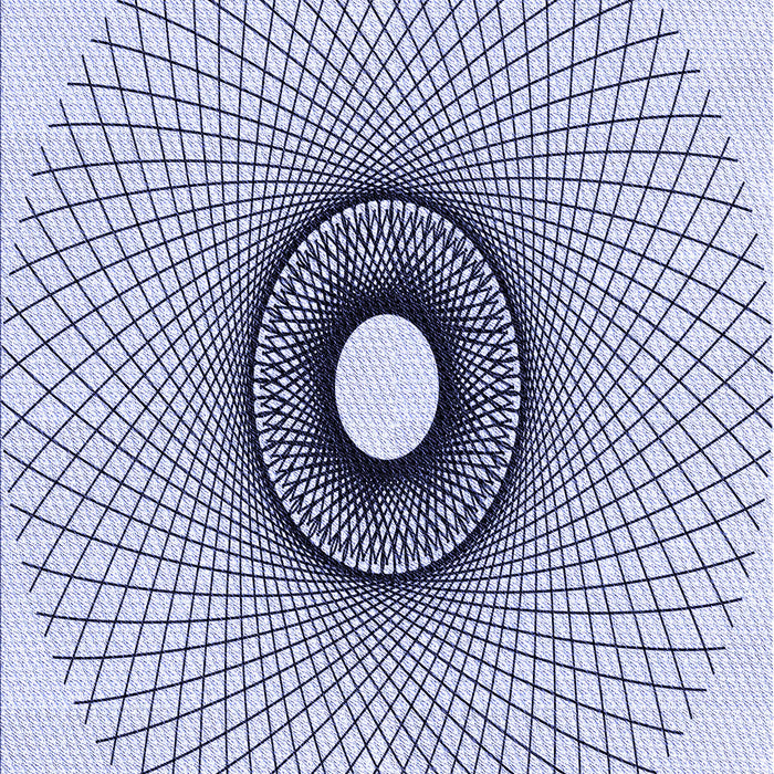 Patterned Lavender Blue Rug, pat774blu