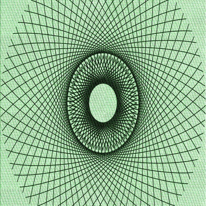 Patterned Mint Green Rug, pat774grn